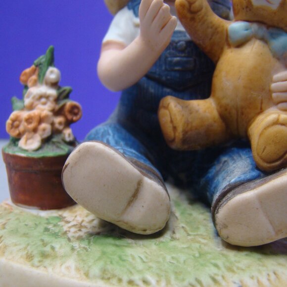 "AFTER CHORES" VNTG Retired Denim Days HomCo #1504 Pair Home Interiors - Picture 14 of 16